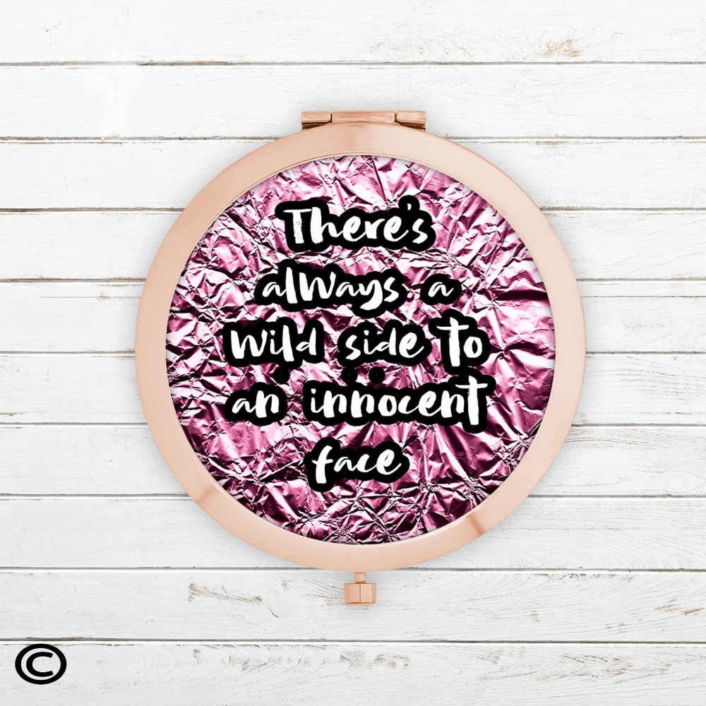 Funny Motivational Compact Mirrors